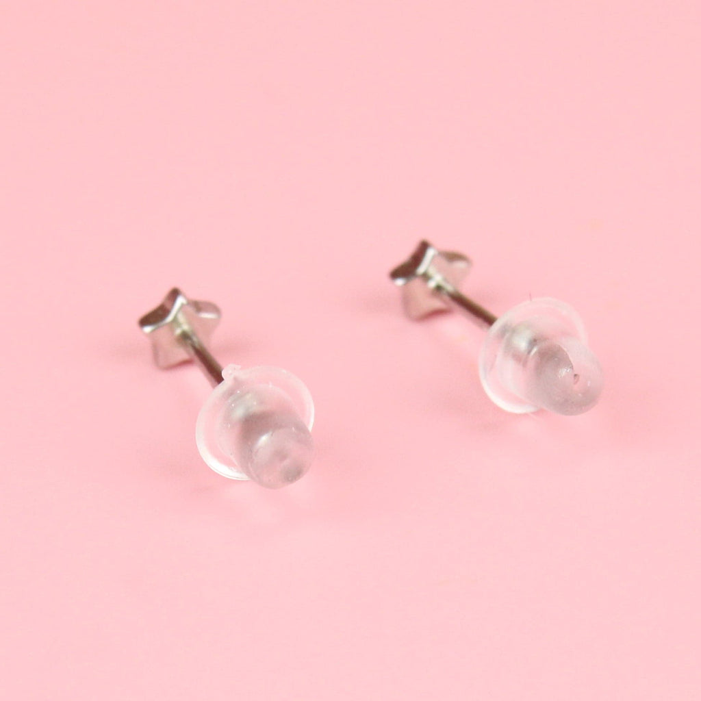 Sterling Silver Star Studs