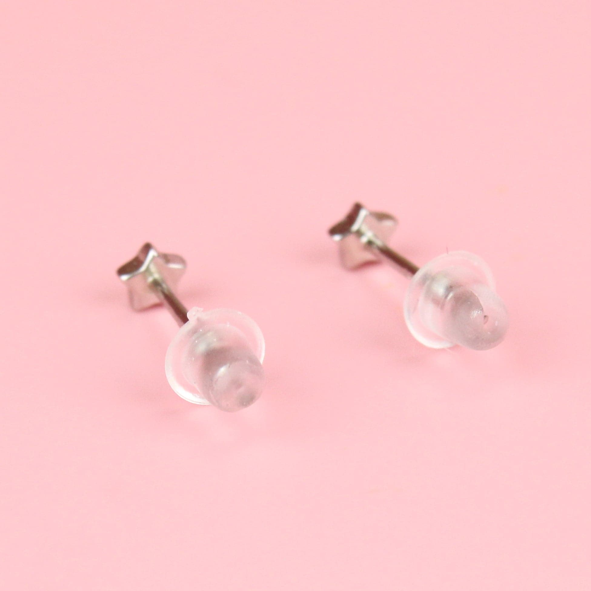 Sterling Silver Star Studs