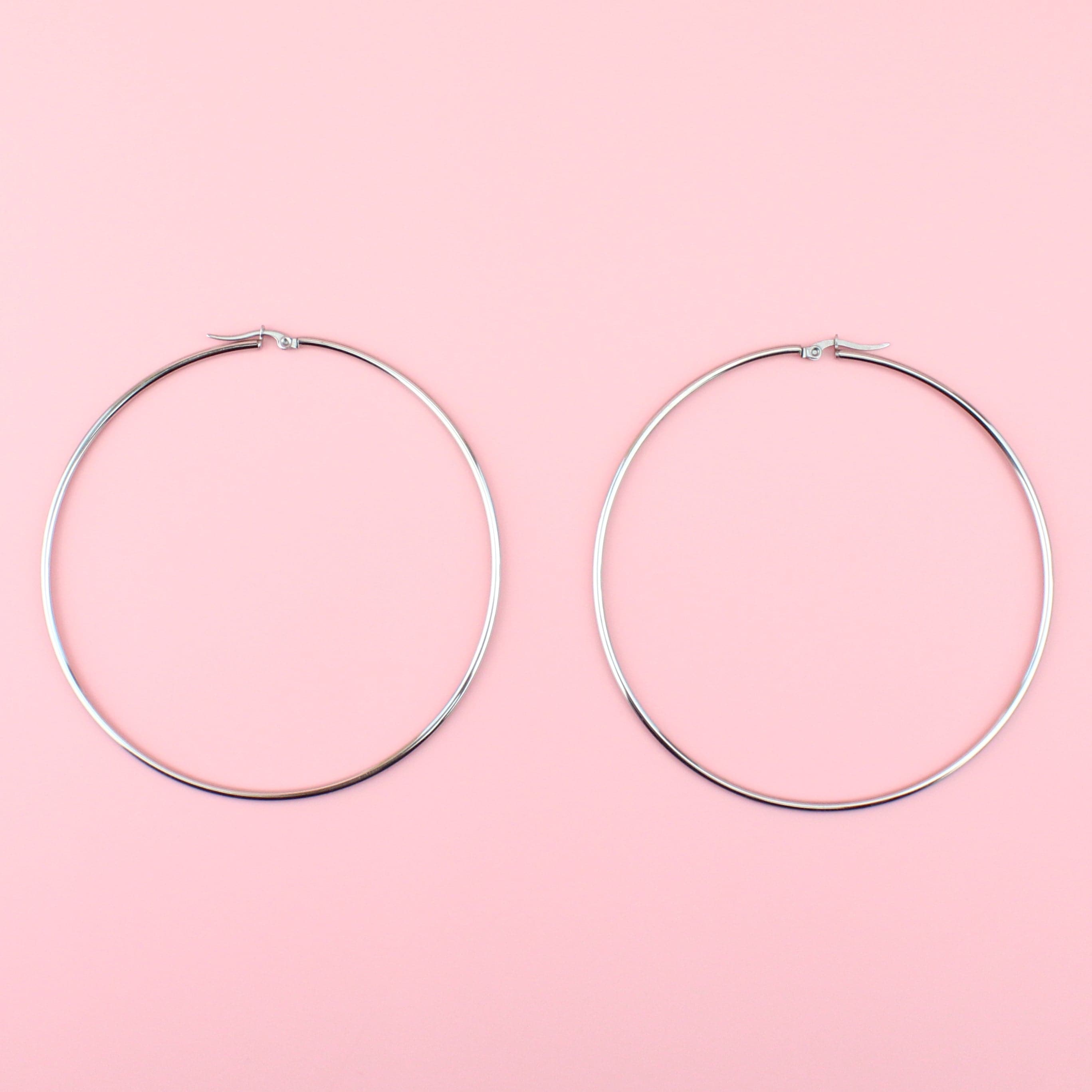 The Bigger The Hoop Earrings (85mm)