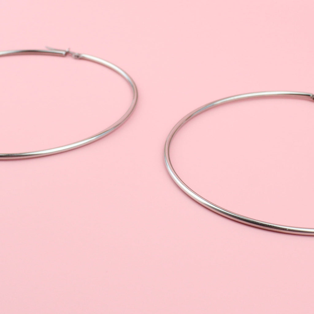 The Bigger The Hoop Earrings (85mm)