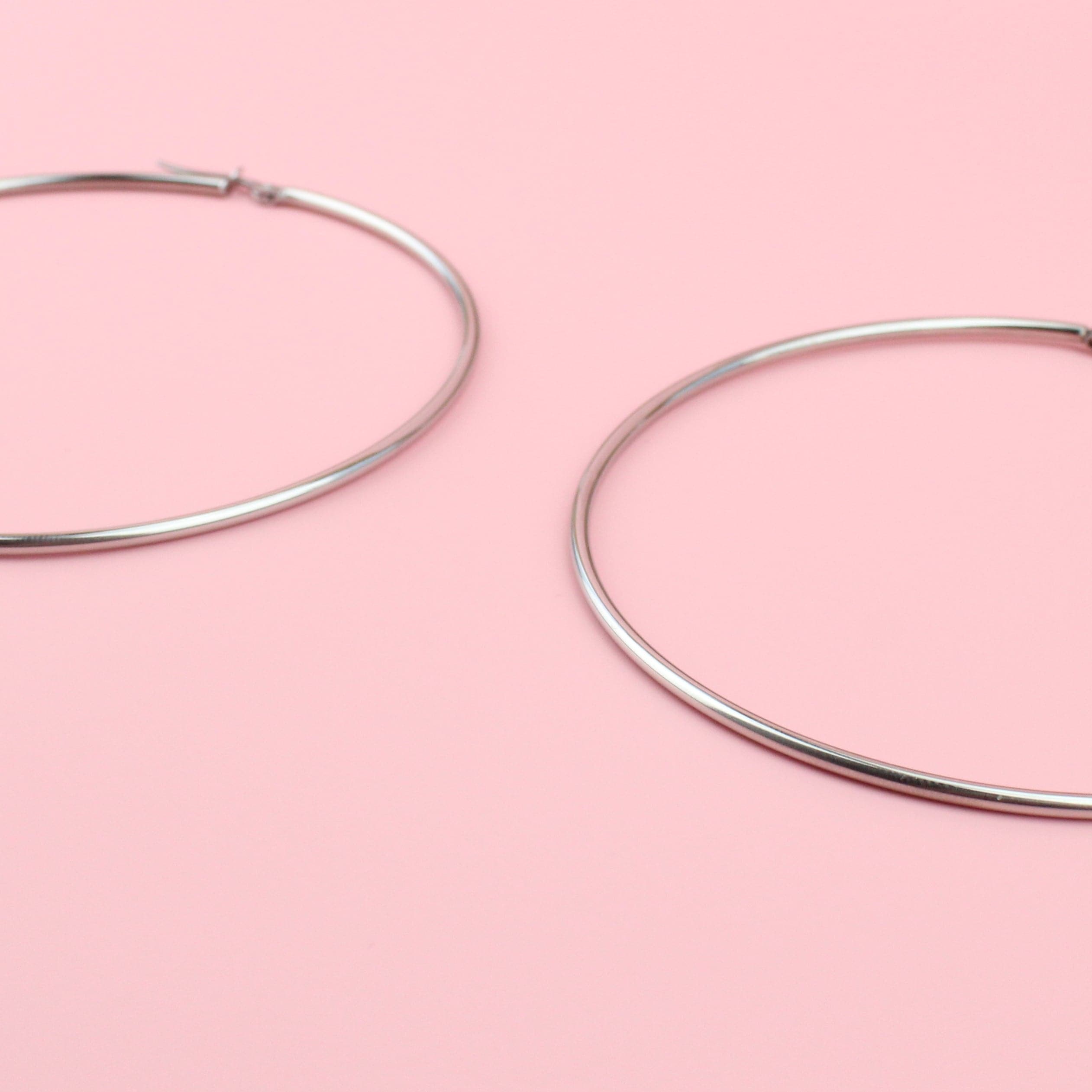 The Bigger The Hoop Earrings (85mm)