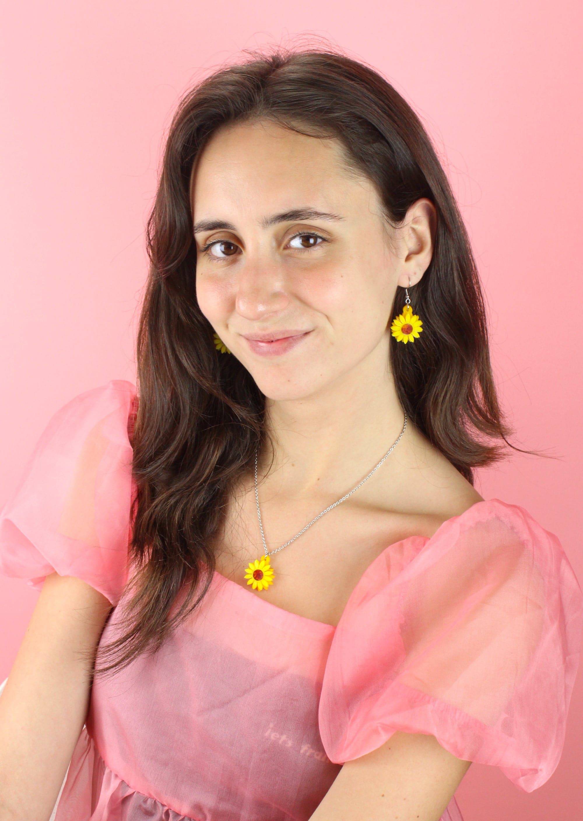 Sunflower Necklace