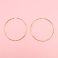 The Bigger The Hoop Earrings (85mm, Gold Plated)