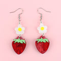 Strawberries On A Summer Evening' Earrings