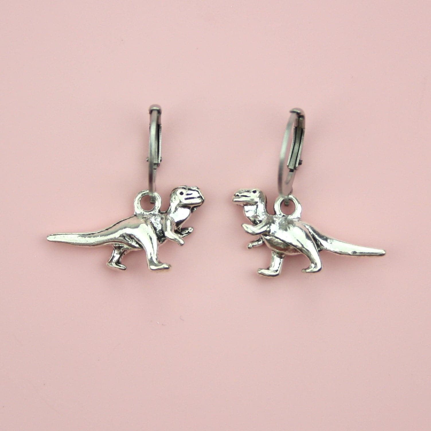 T-Rex Hoop Earrings