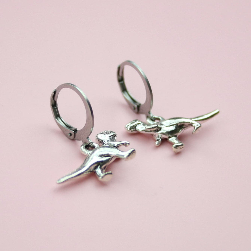T-Rex Hoop Earrings