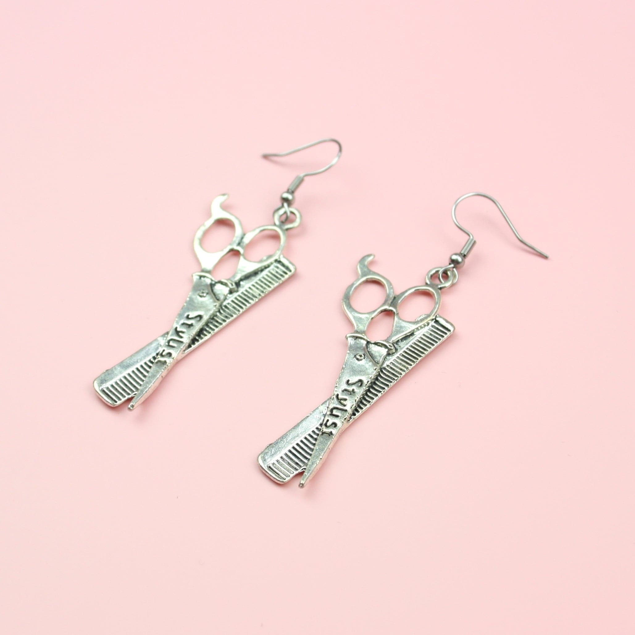 Stylist Scissor & Comb Earrings