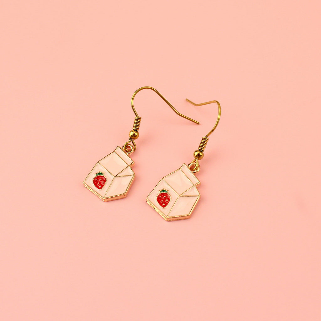 Strawberry Milk Earrings