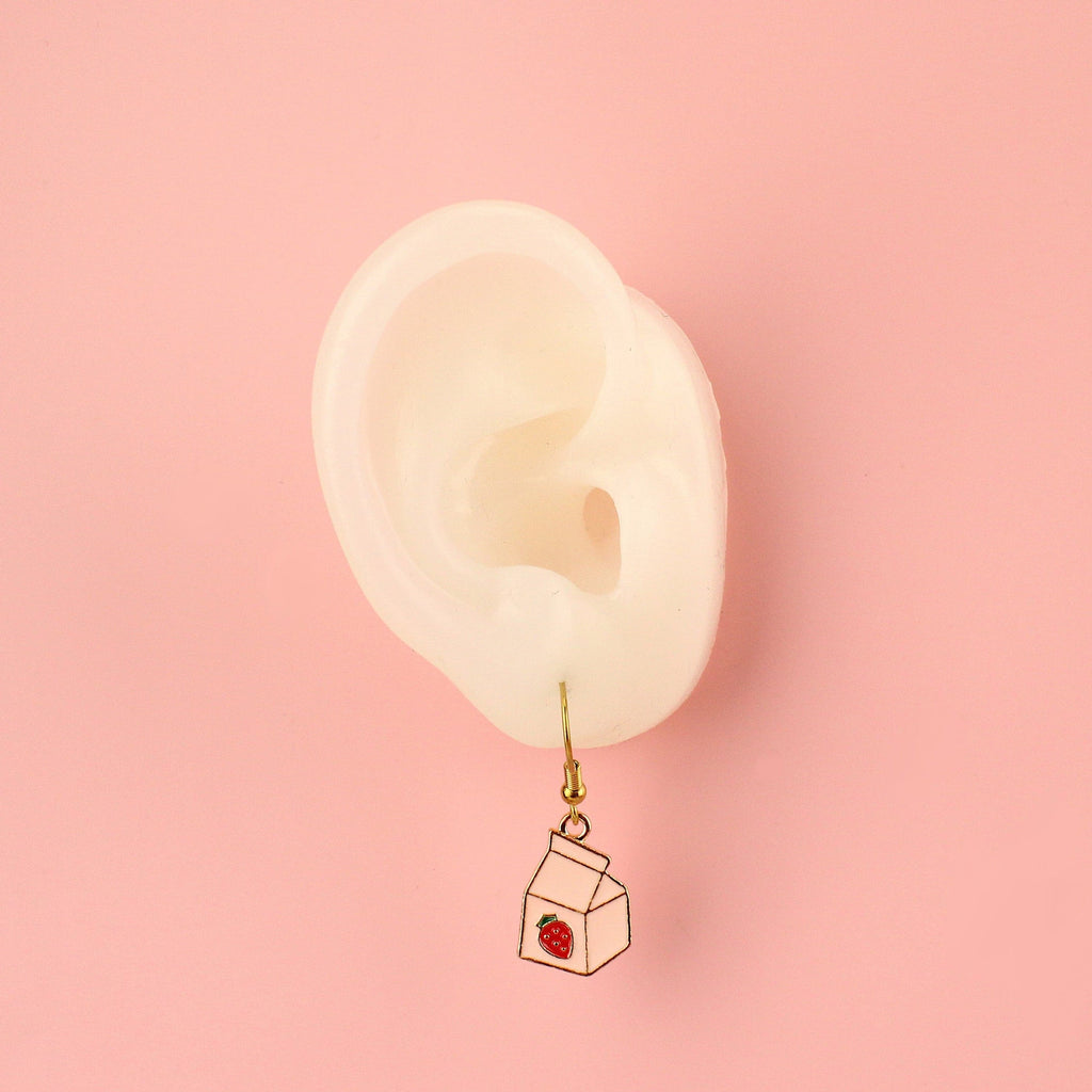 Strawberry Milk Earrings