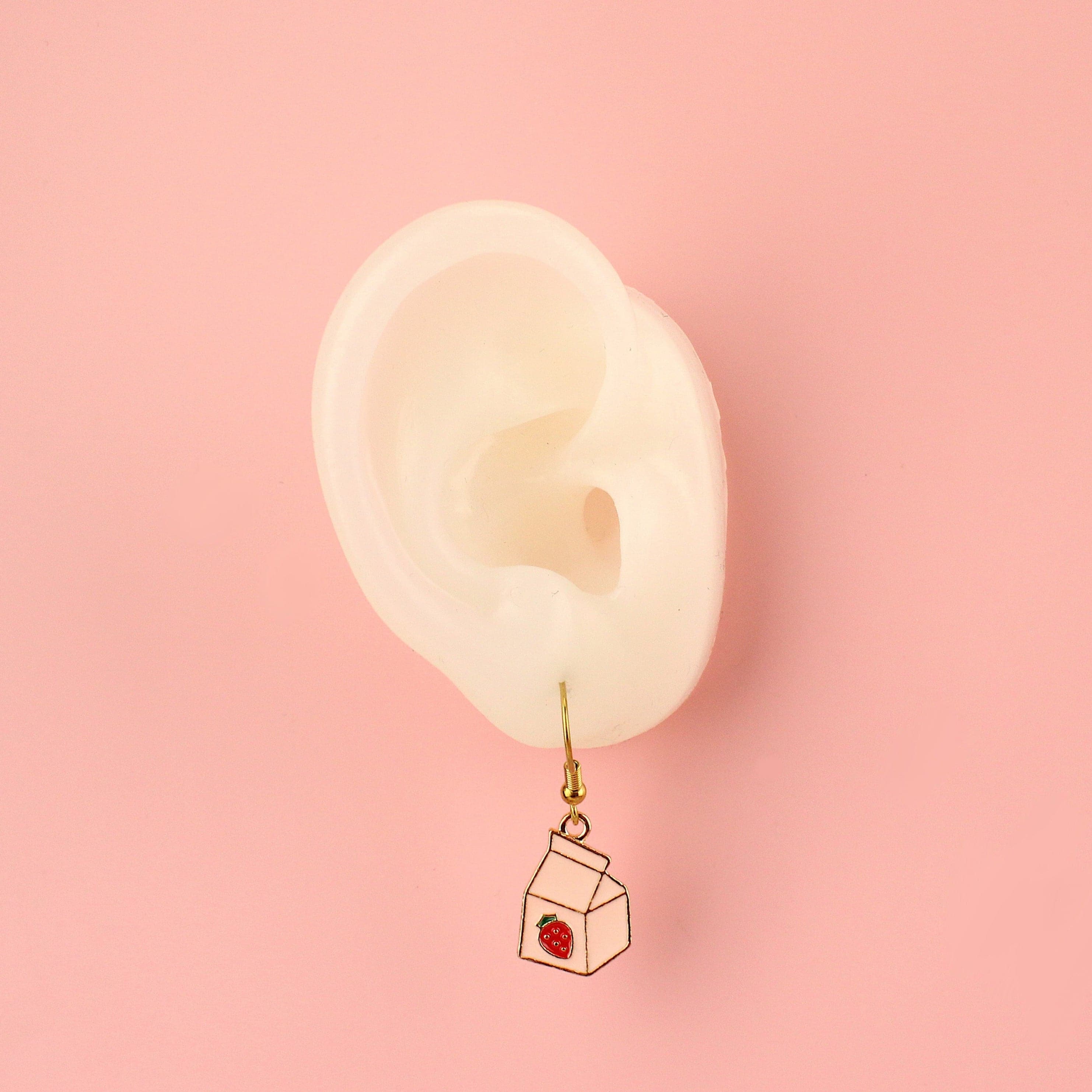 Strawberry Milk Earrings