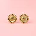 Sunflower Stud Earrings (Gold Plated)