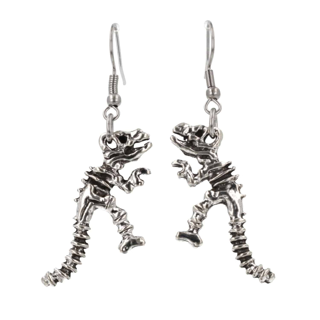T-Rex Dinosaur Skeleton Earrings