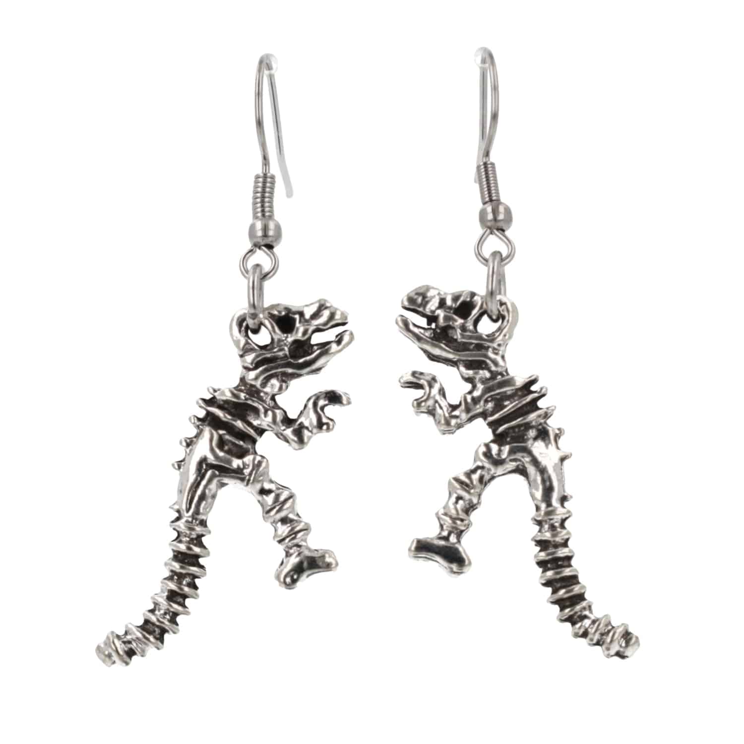 T-Rex Dinosaur Skeleton Earrings