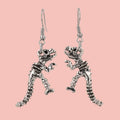 T-Rex Dinosaur Skeleton Earrings