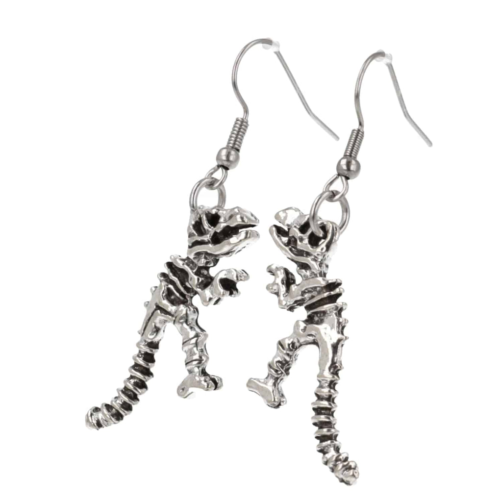 T-Rex Dinosaur Skeleton Earrings