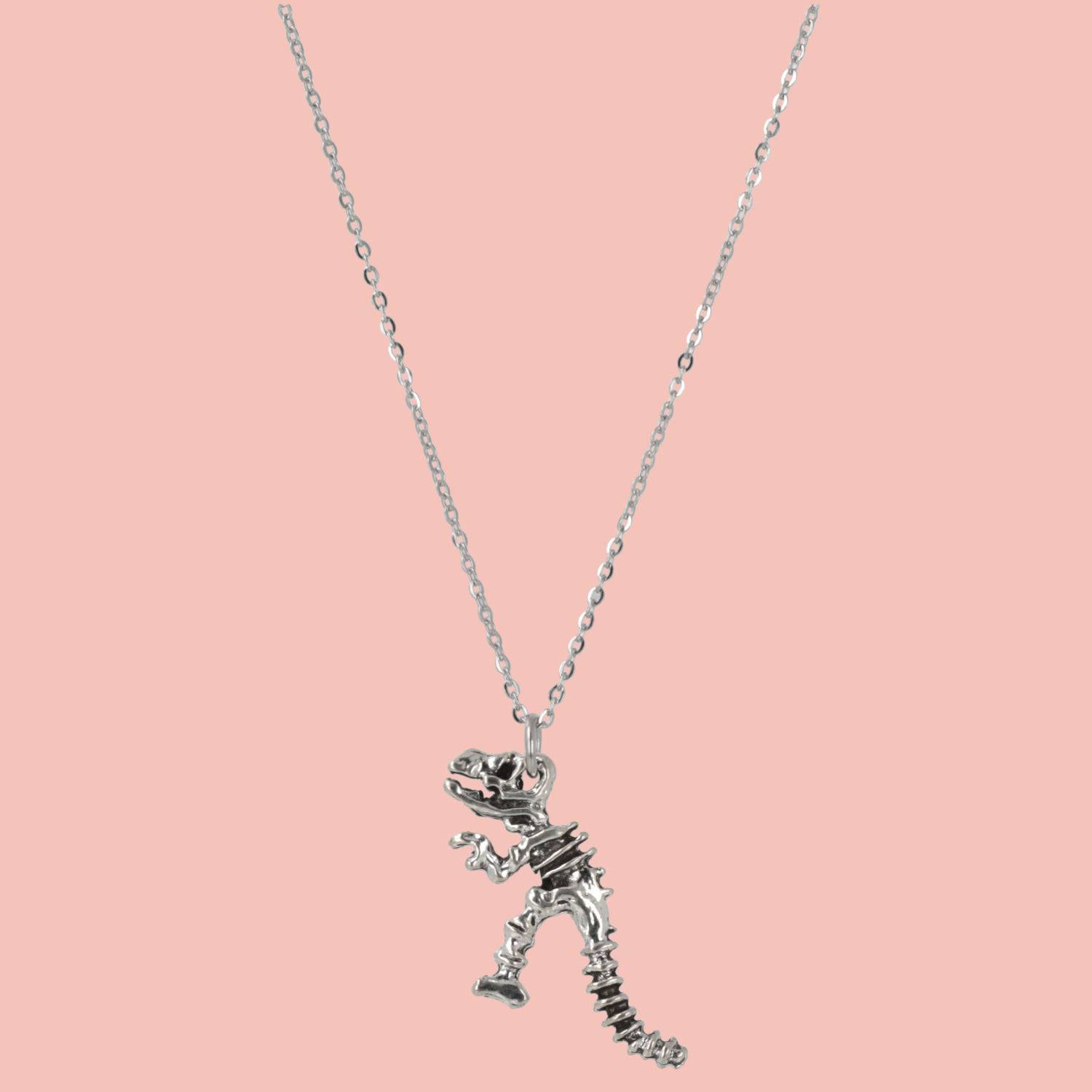 T-Rex Dinosaur Skeleton Necklace