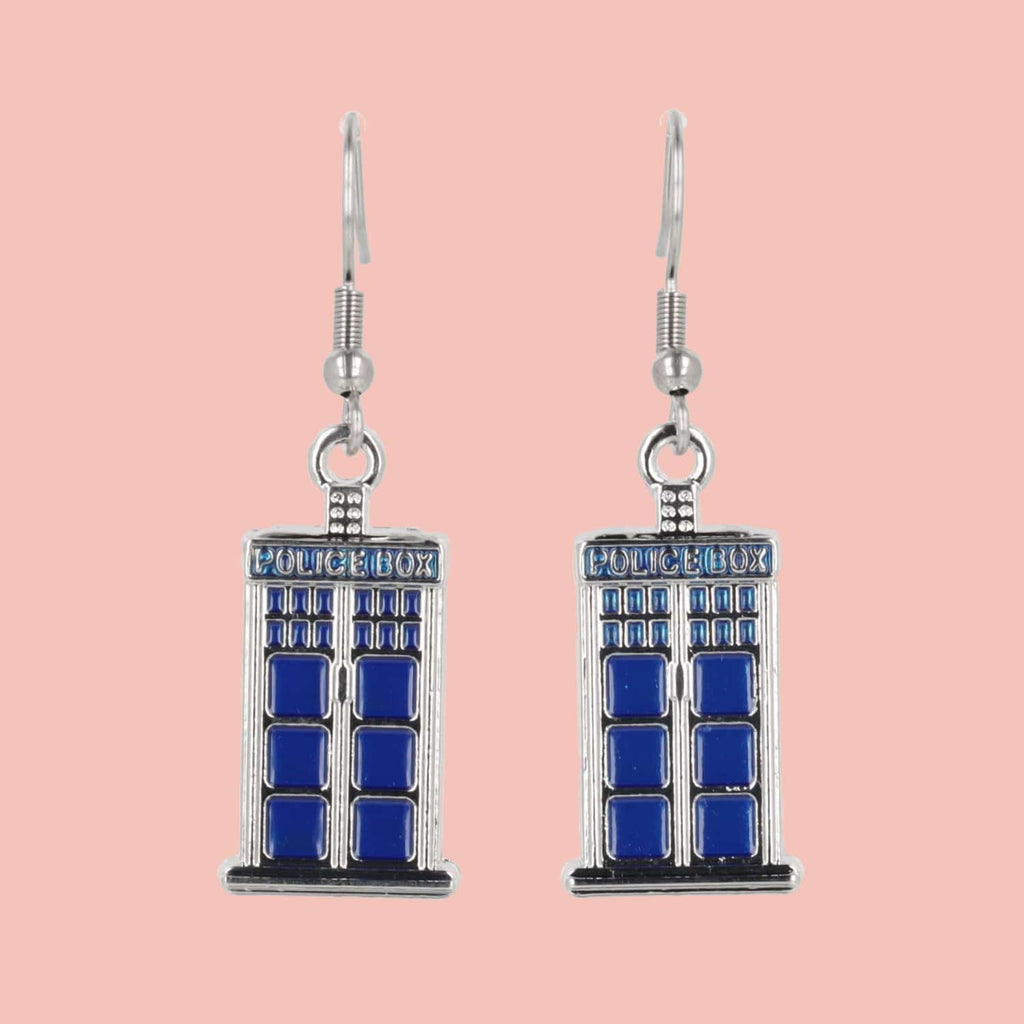 Tardis Earrings