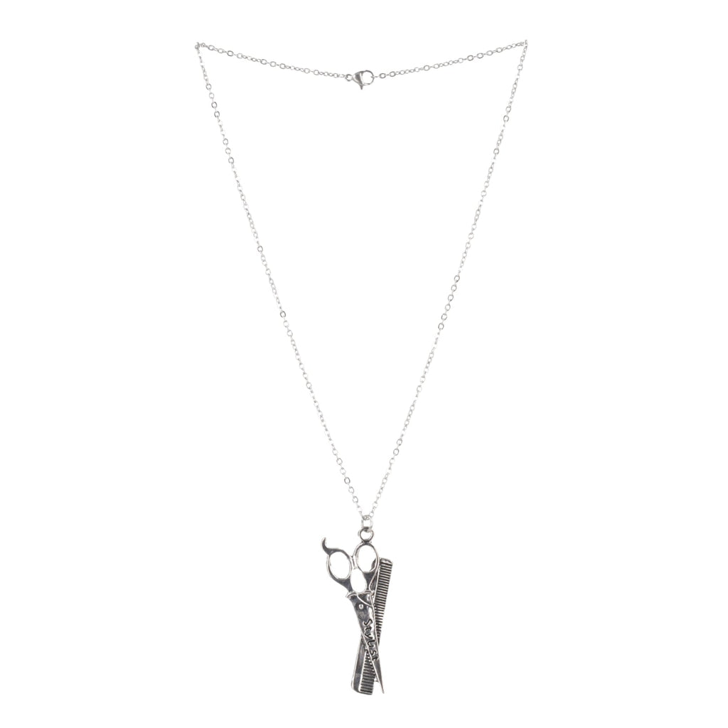 Stylist Scissor & Comb Necklace