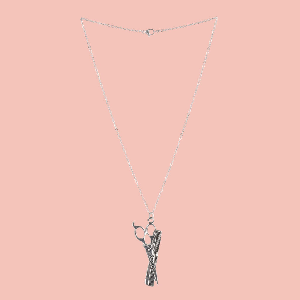 Stylist Scissor & Comb Necklace