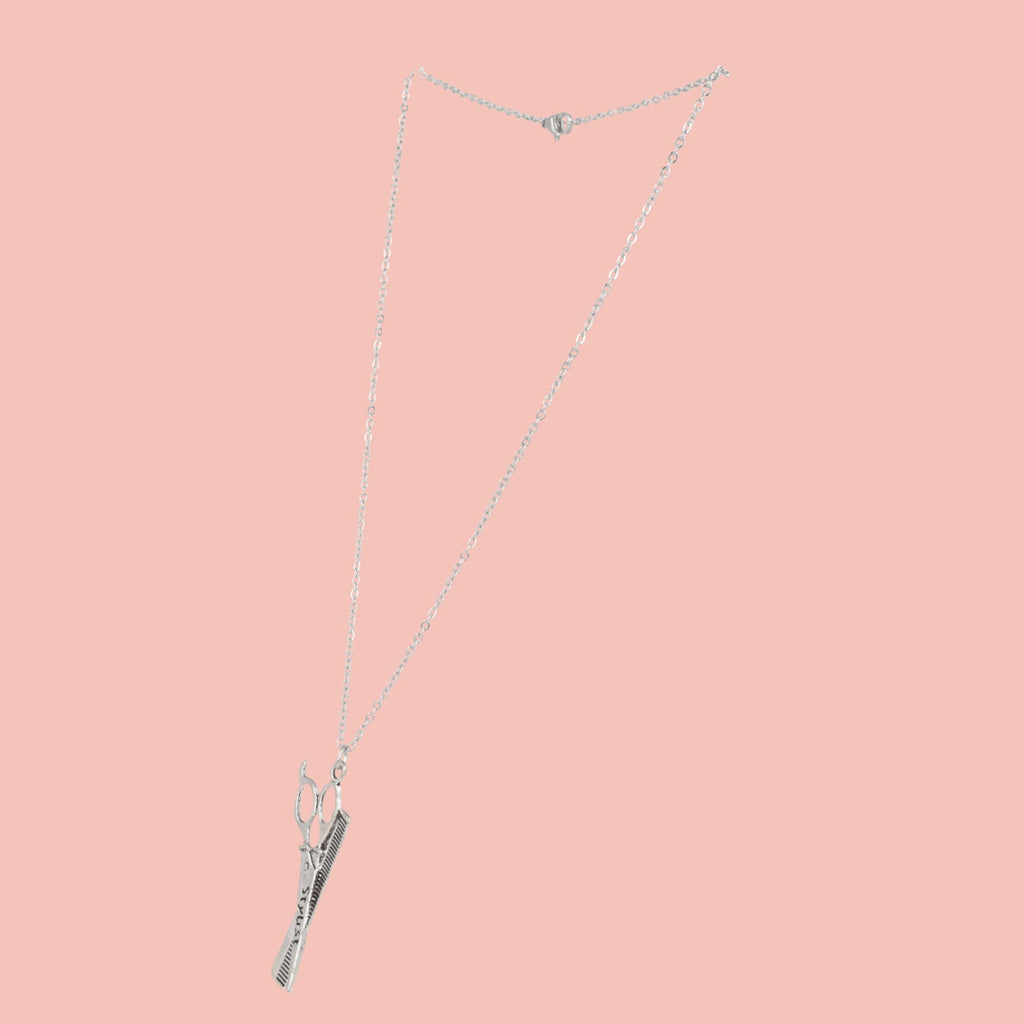 Stylist Scissor & Comb Necklace
