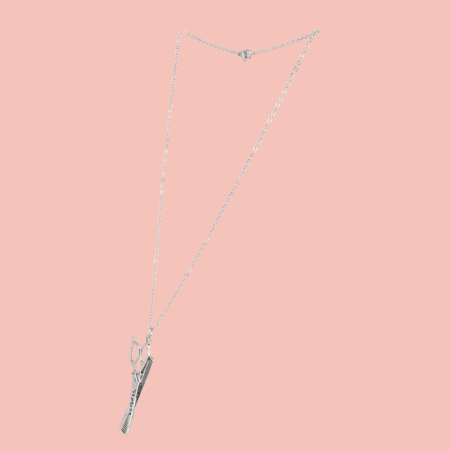 Stylist Scissor & Comb Necklace