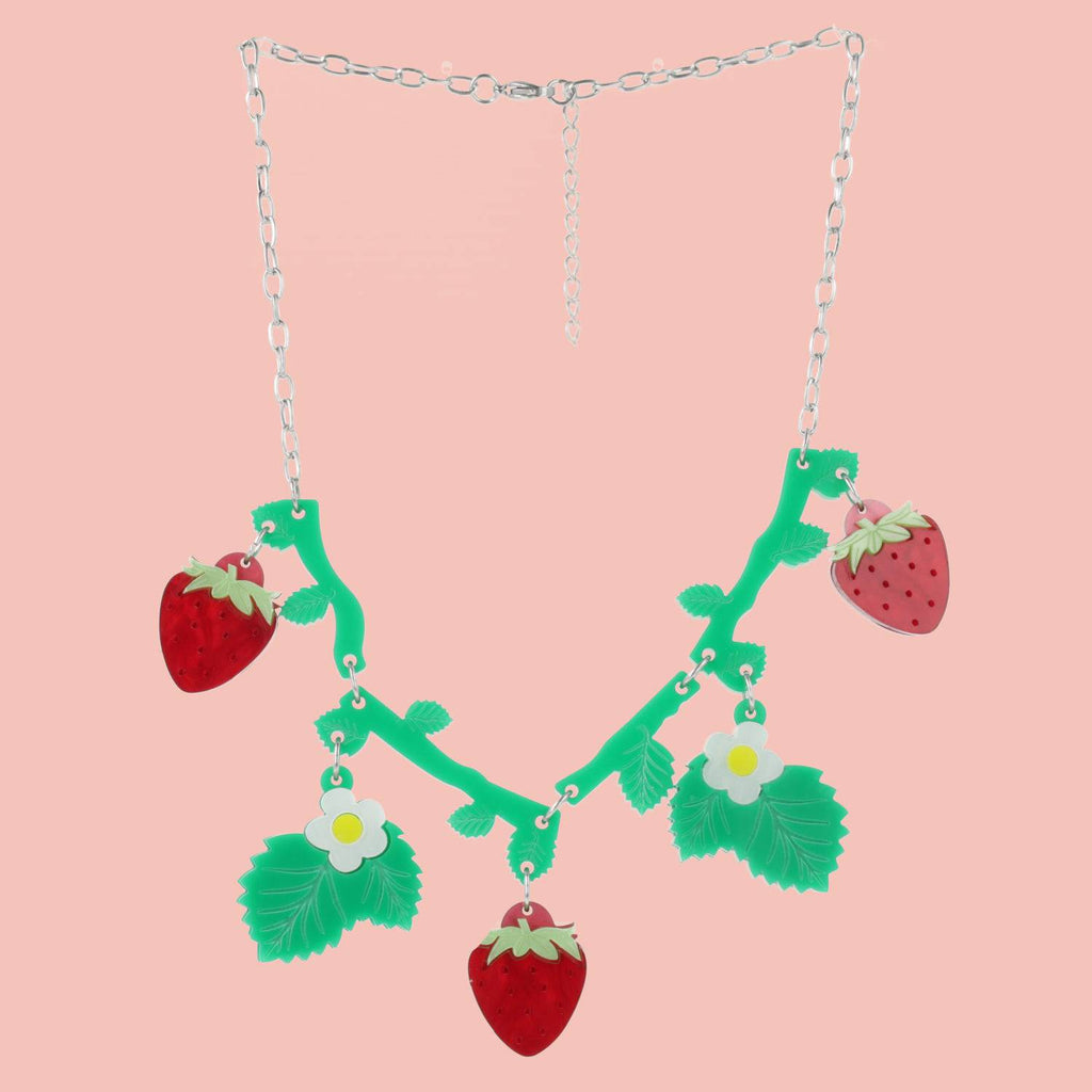 Strawberries On A Summer Evening' Necklace