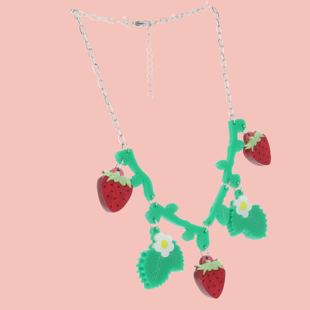 Strawberries On A Summer Evening' Necklace