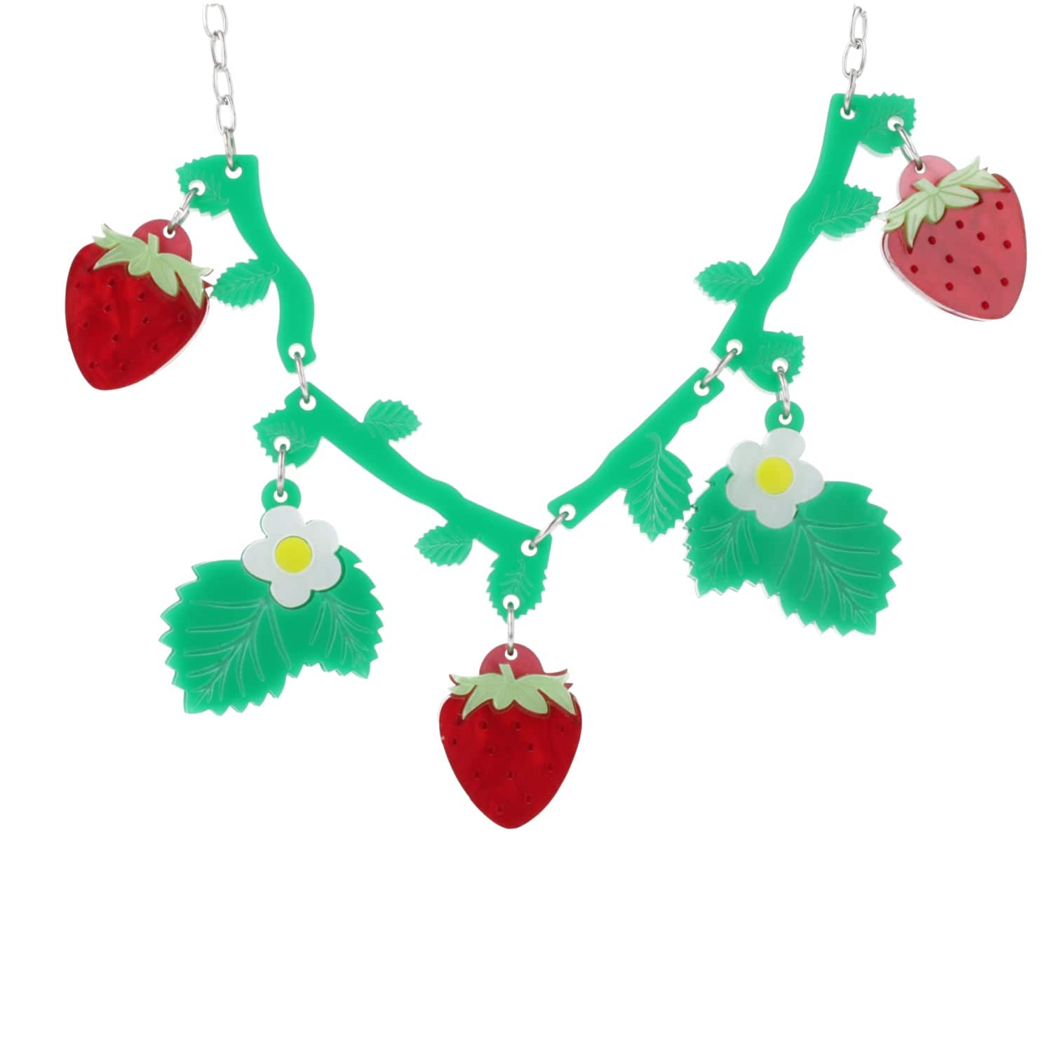 Strawberries On A Summer Evening' Necklace